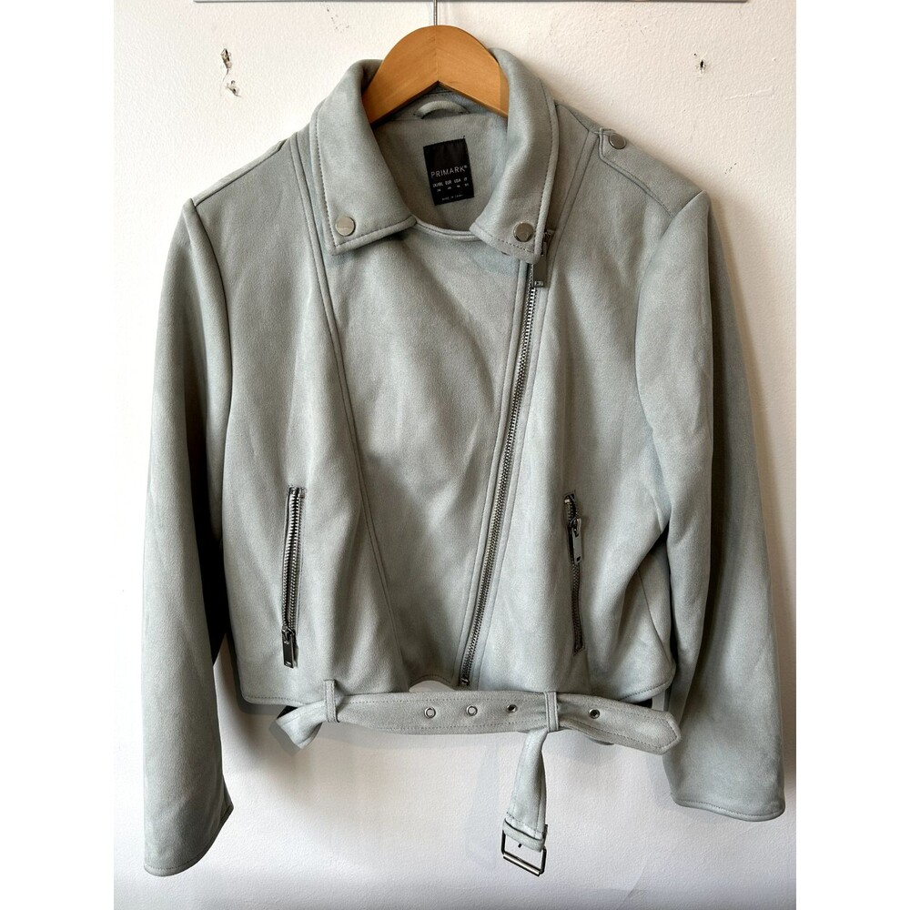 Primark Ladies mint Green Zip sport Jacket Plus 2 Zip Pocket Size 16